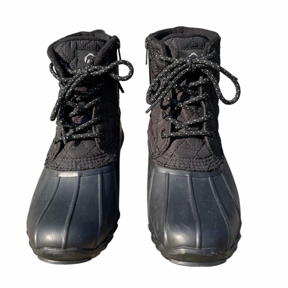 Wolverine Torrent Quilted Duck Boots in black, Size 7